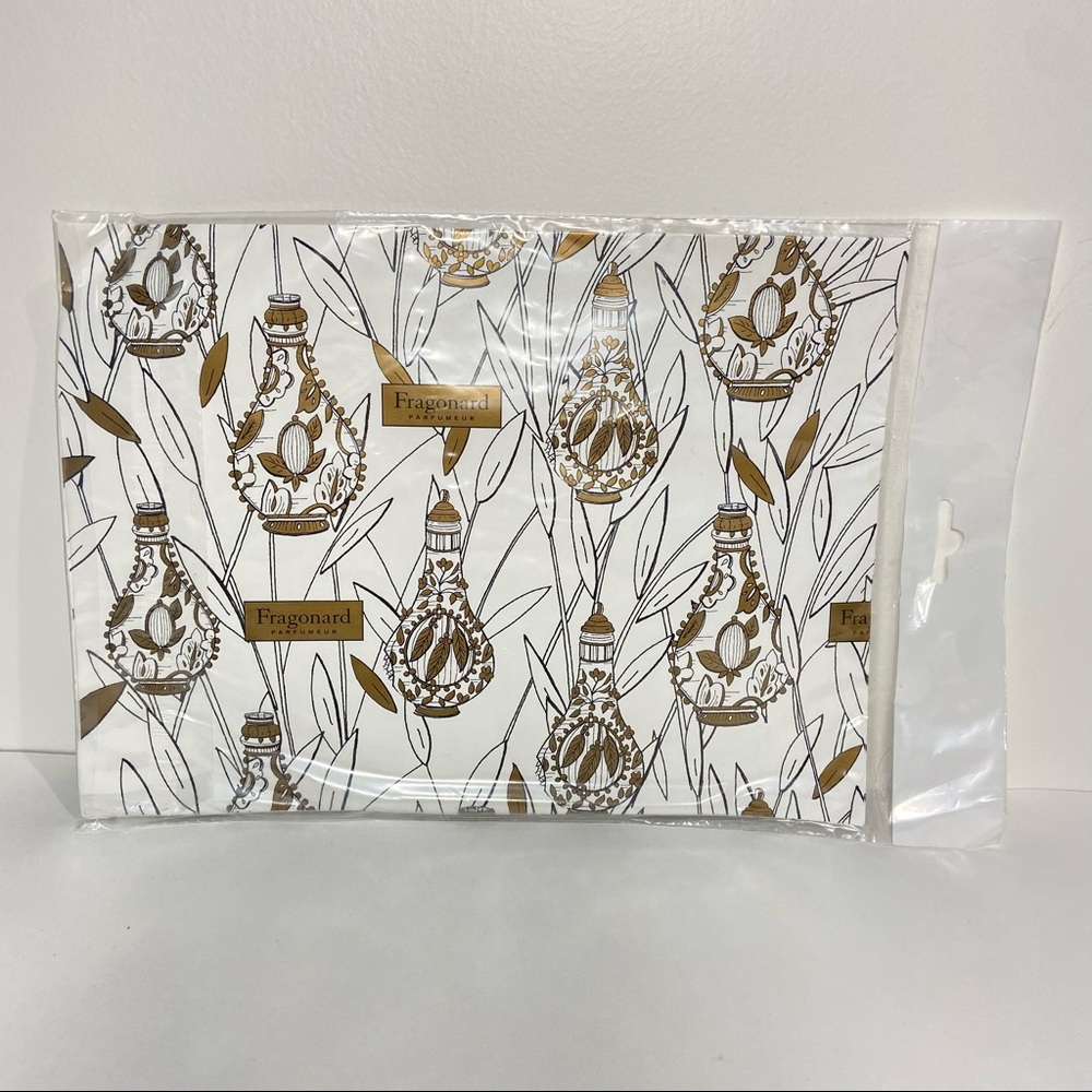 Vintage Fragonard Parfumeur Wrapping Paper And Stickers New In Packaging